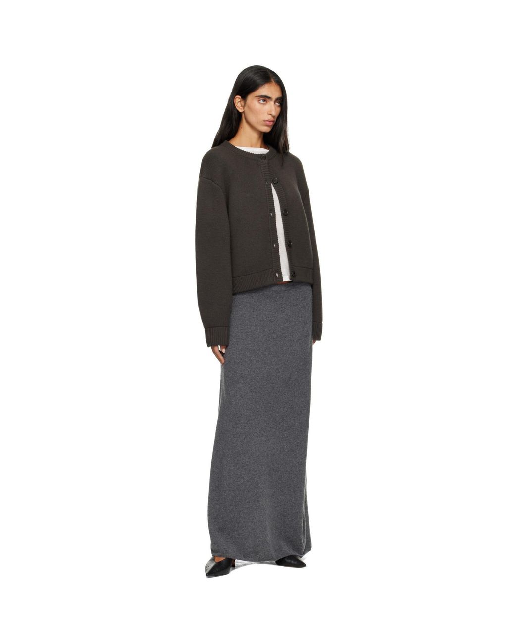 Lisa Yang Black Khaki Emmylou Cardigan