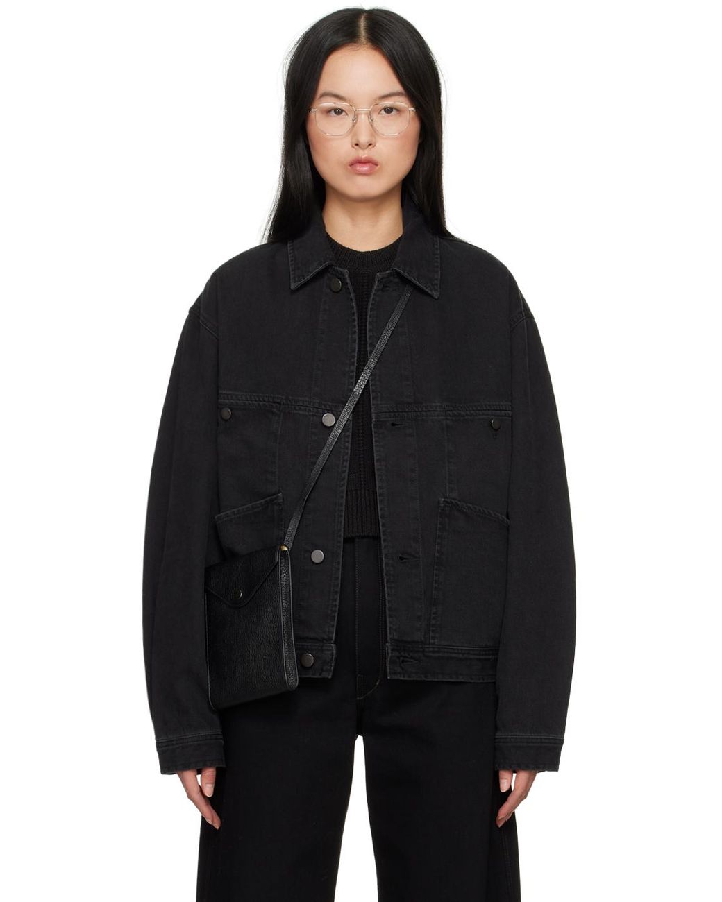 Lemaire 4ポケット デニムジャケット ブラック | Lyst Lemaire 4ポケット デニムジャケット ブラック | Lyst