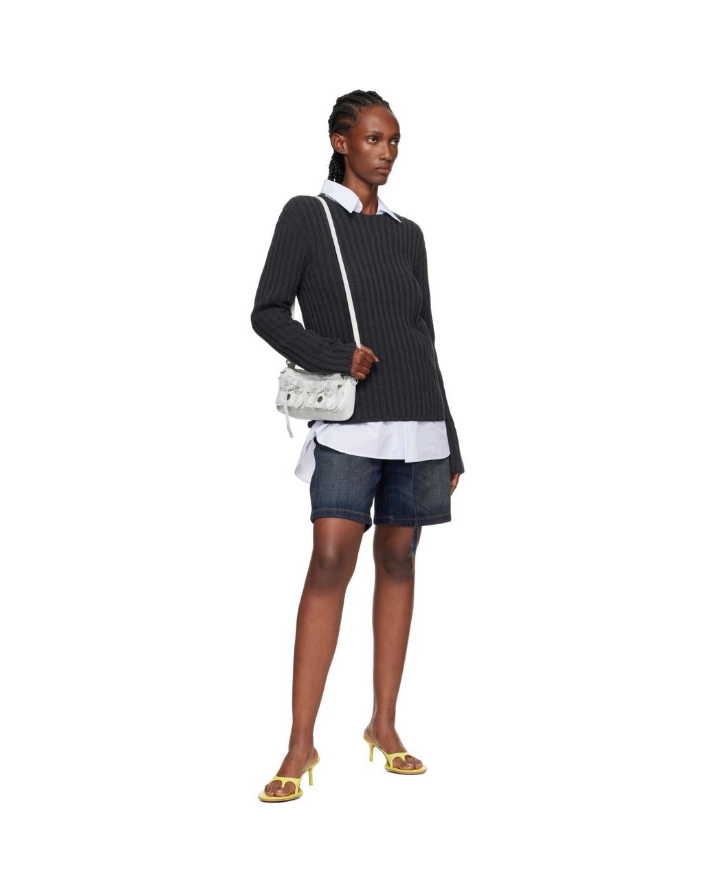 Acne Metallic Multipocket Micro Bag