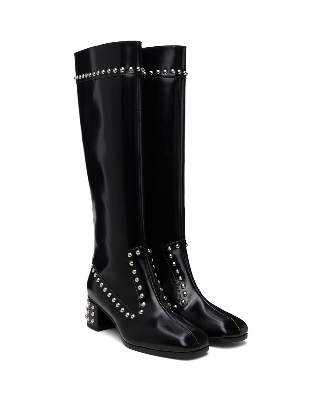 Maryam Nassir Zadeh Black Kiki Tall Boots