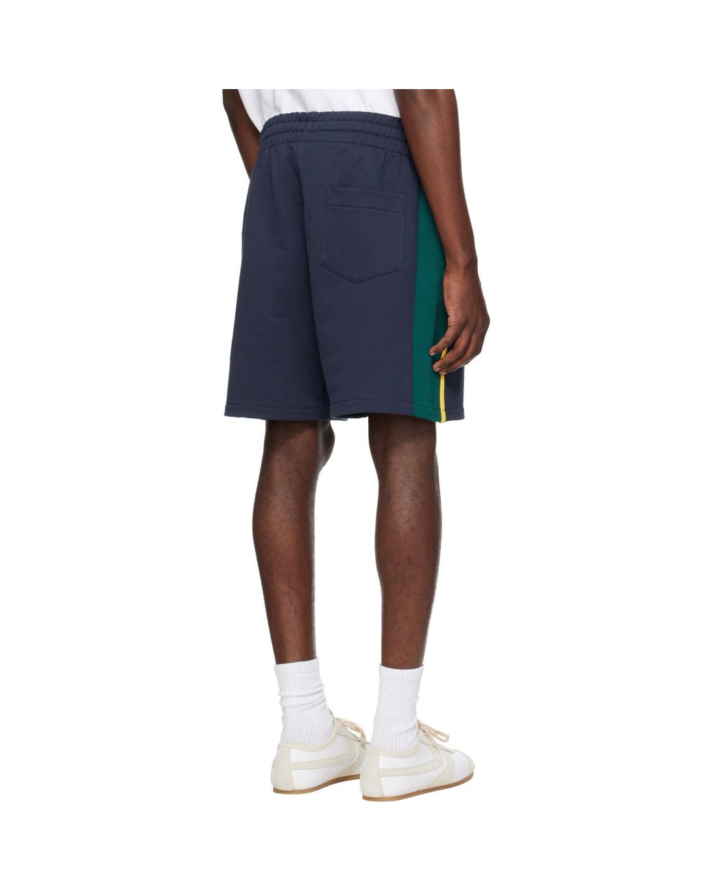Casablanca Blue Panelled Sweat Shorts for men