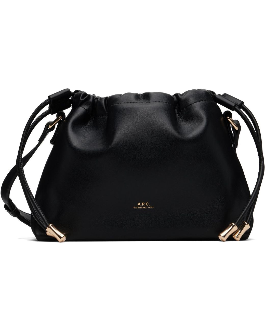 A.P.C. Black Mini Ninon Bag
