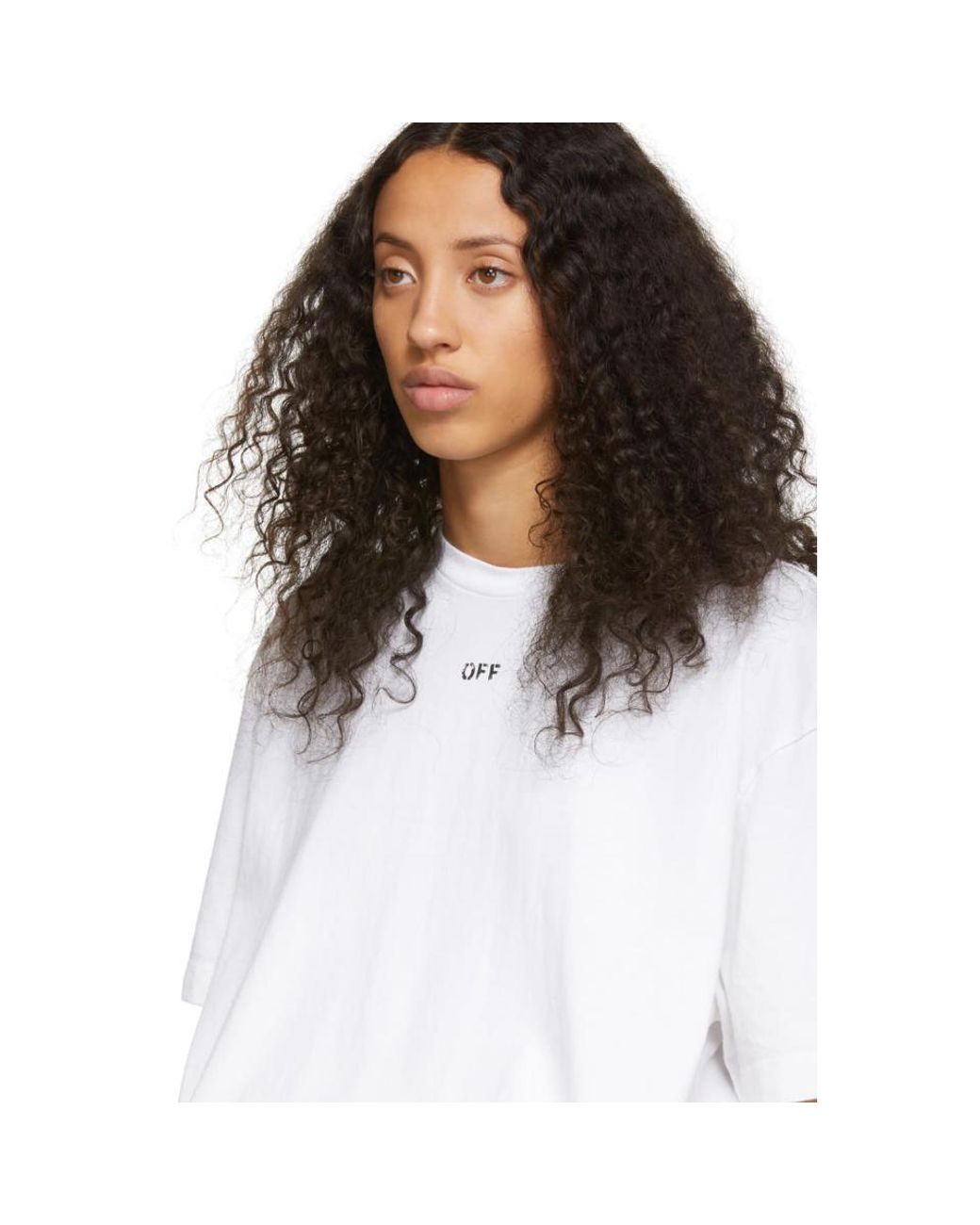 Off White C O Virgil Abloh Cotton Ssense Exclusive White Diag