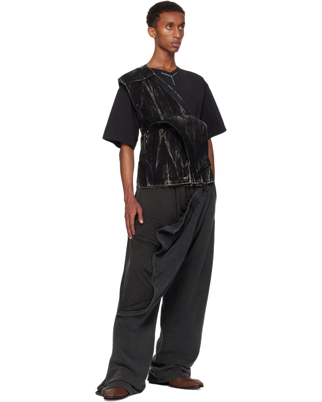 Y. Project Snap Insert Sweatpants in Black for Men | Lyst