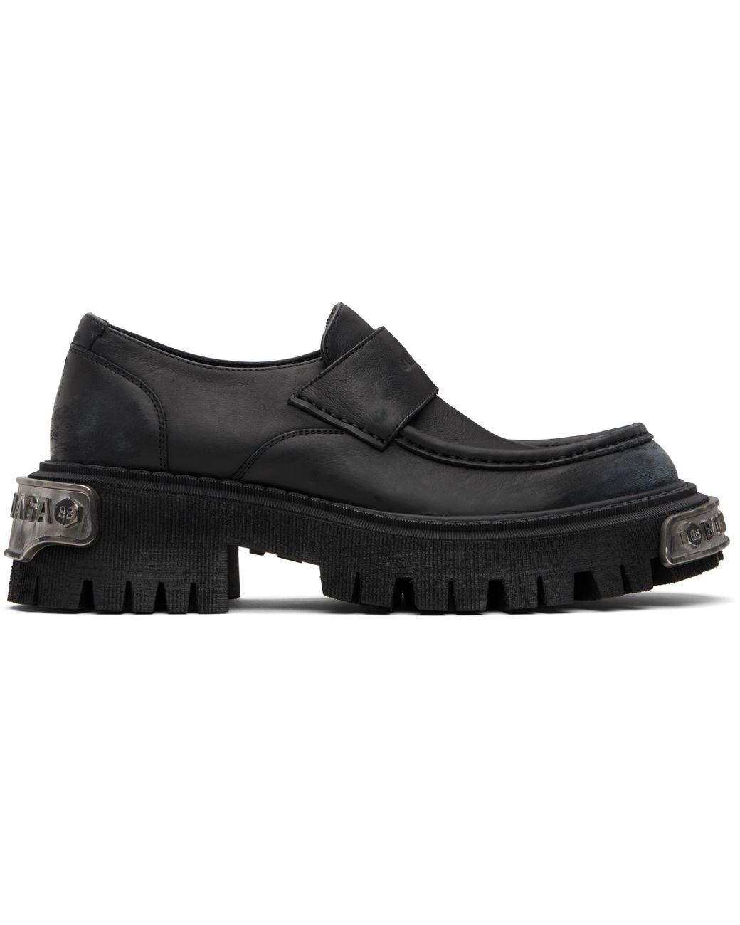 Balenciaga Tractor Loafers in Black for Men | Lyst
