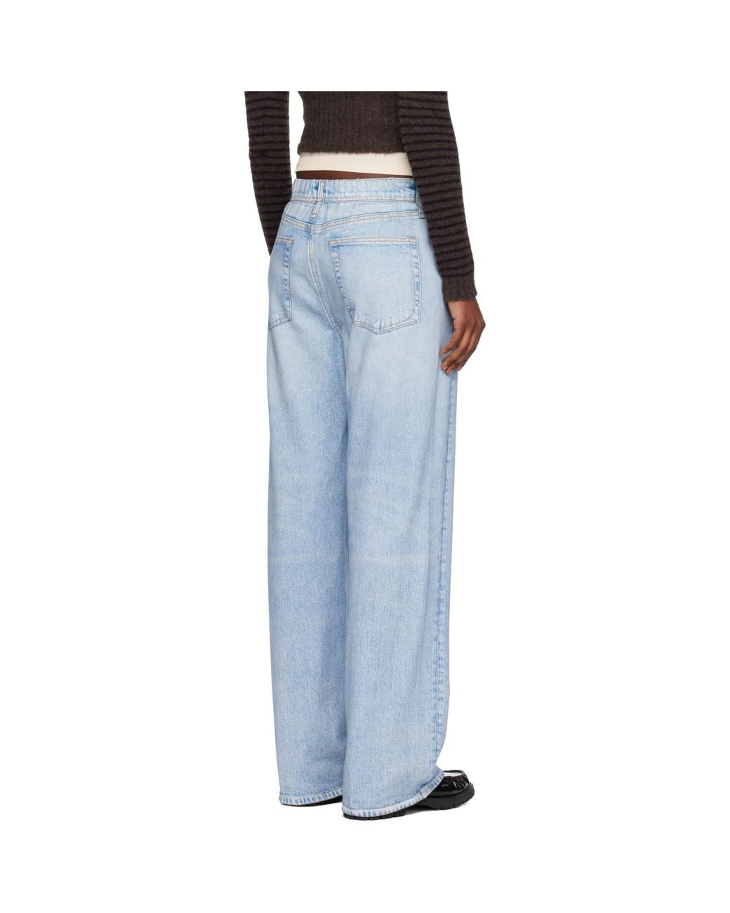 Rag & Bone Black Rb Miramar Wide-Leg Jeans