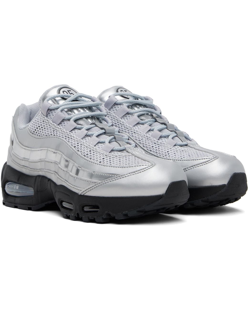Nike Black Air Max 95 Big Bubble Sneakers for men