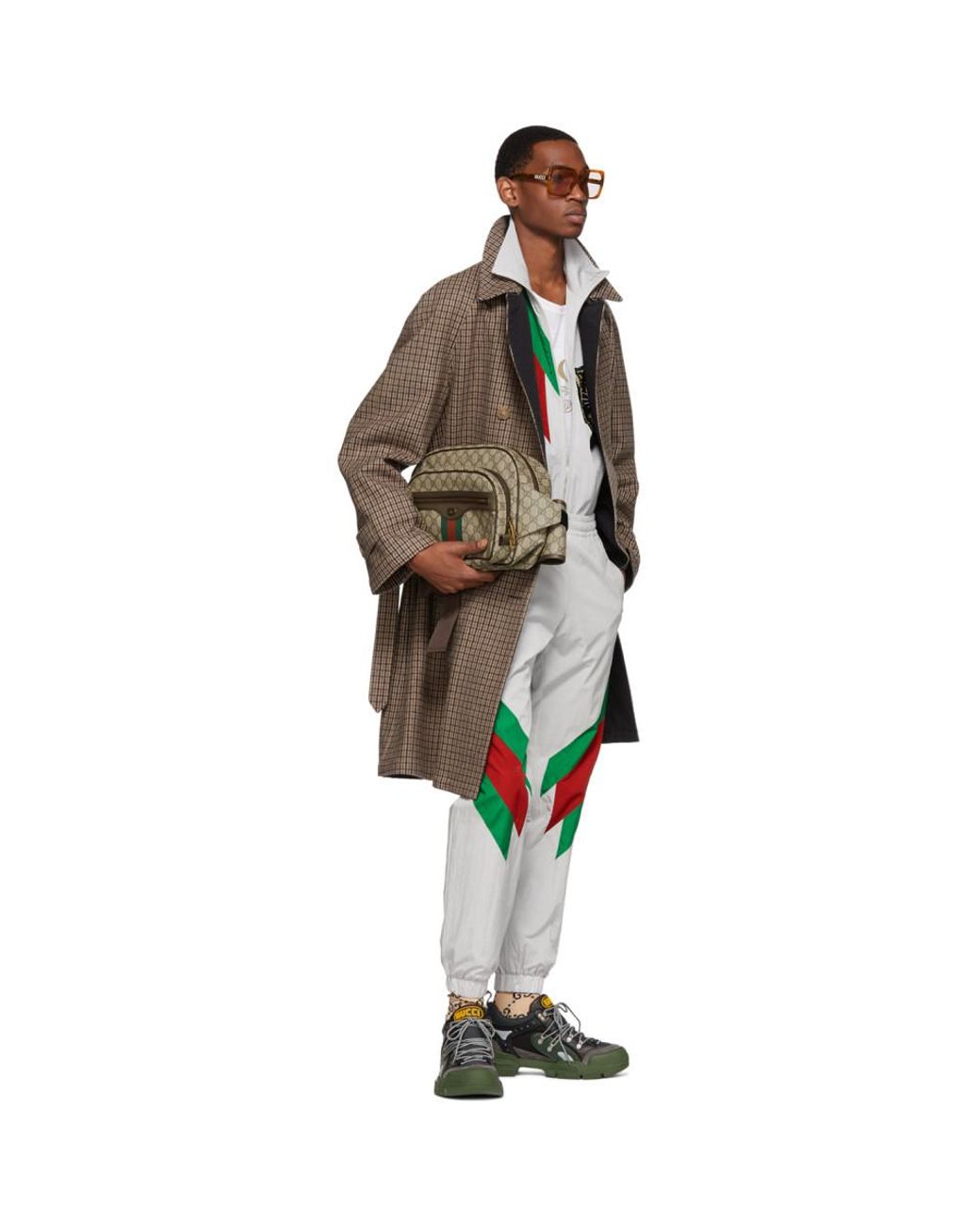 gucci beige gg supreme ophidia bag