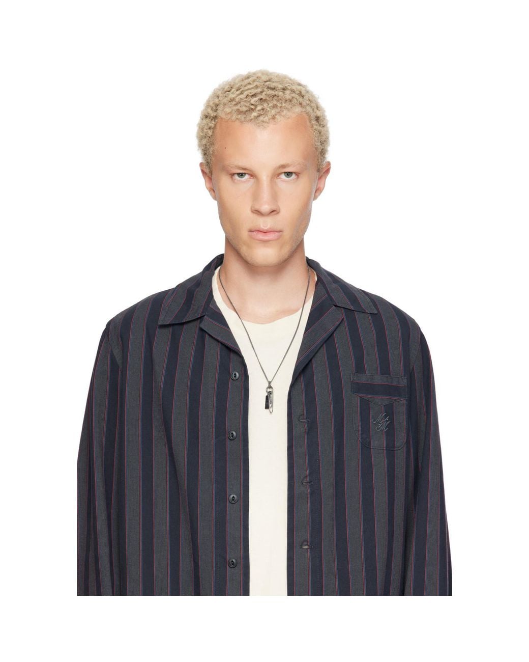 MM6 by Maison Margiela Metallic Found Objects Necklace for men