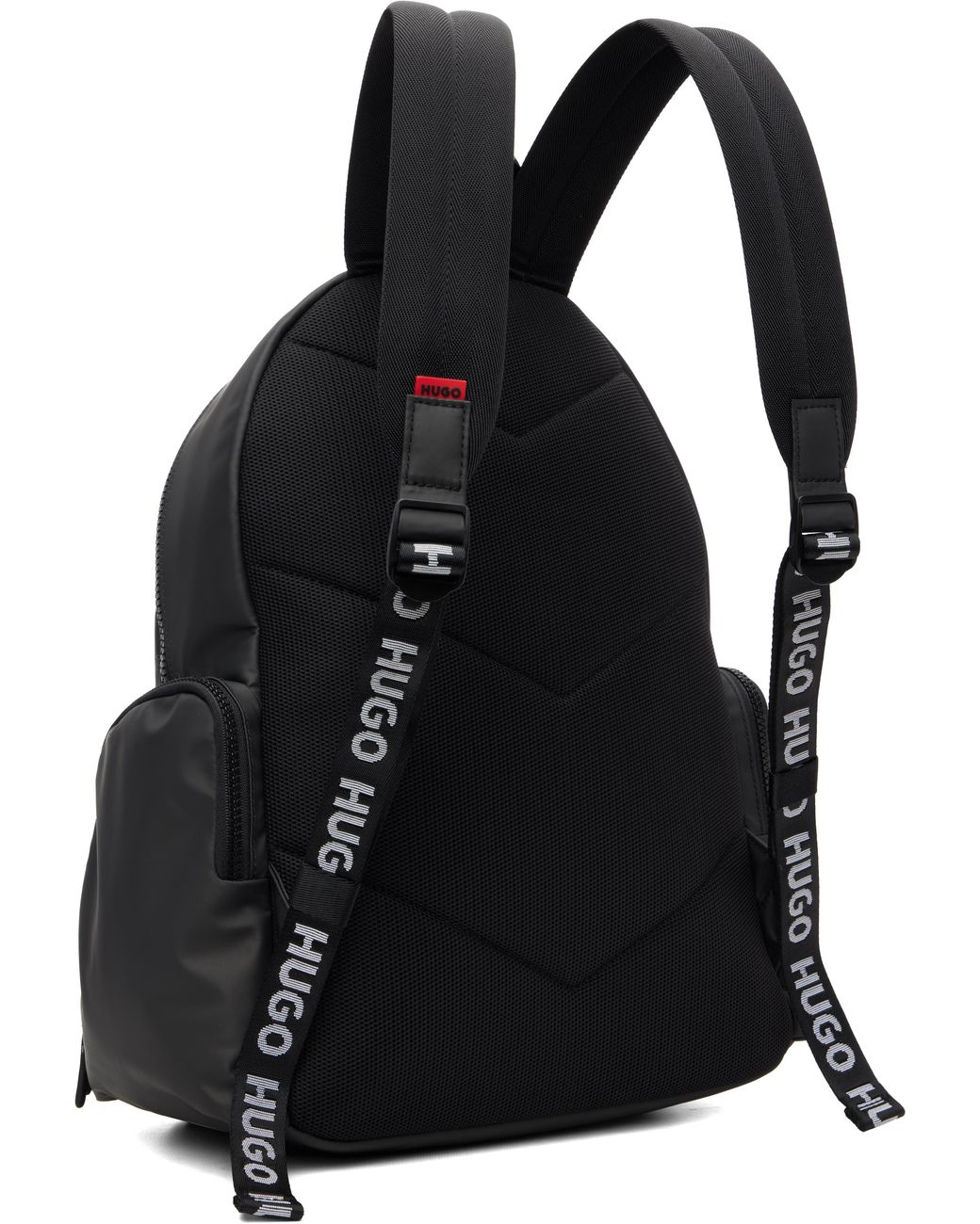 HUGO Coated Canvas Backpack in Black for Men | Lyst