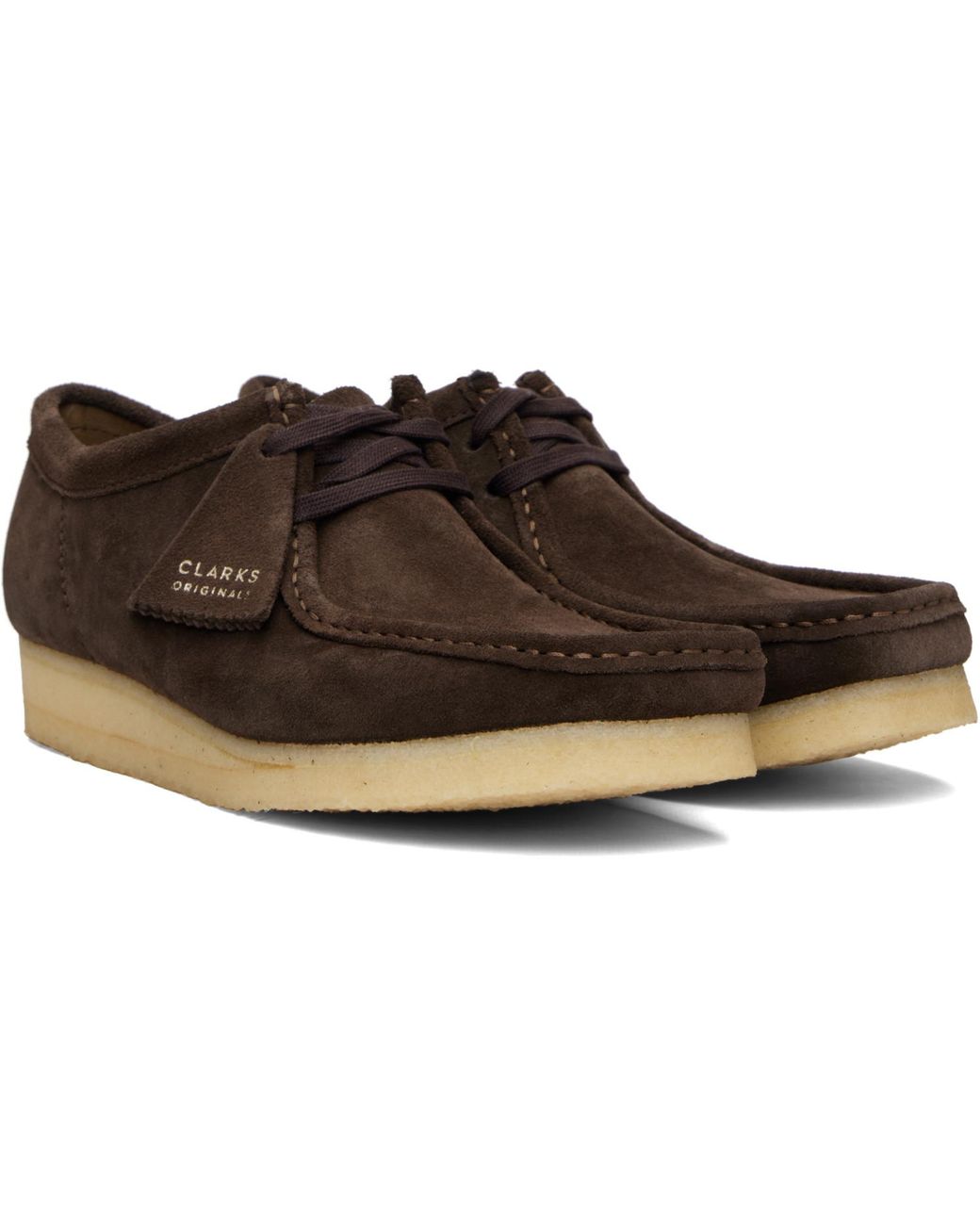 Clarks Black Wallabee Derbys for men