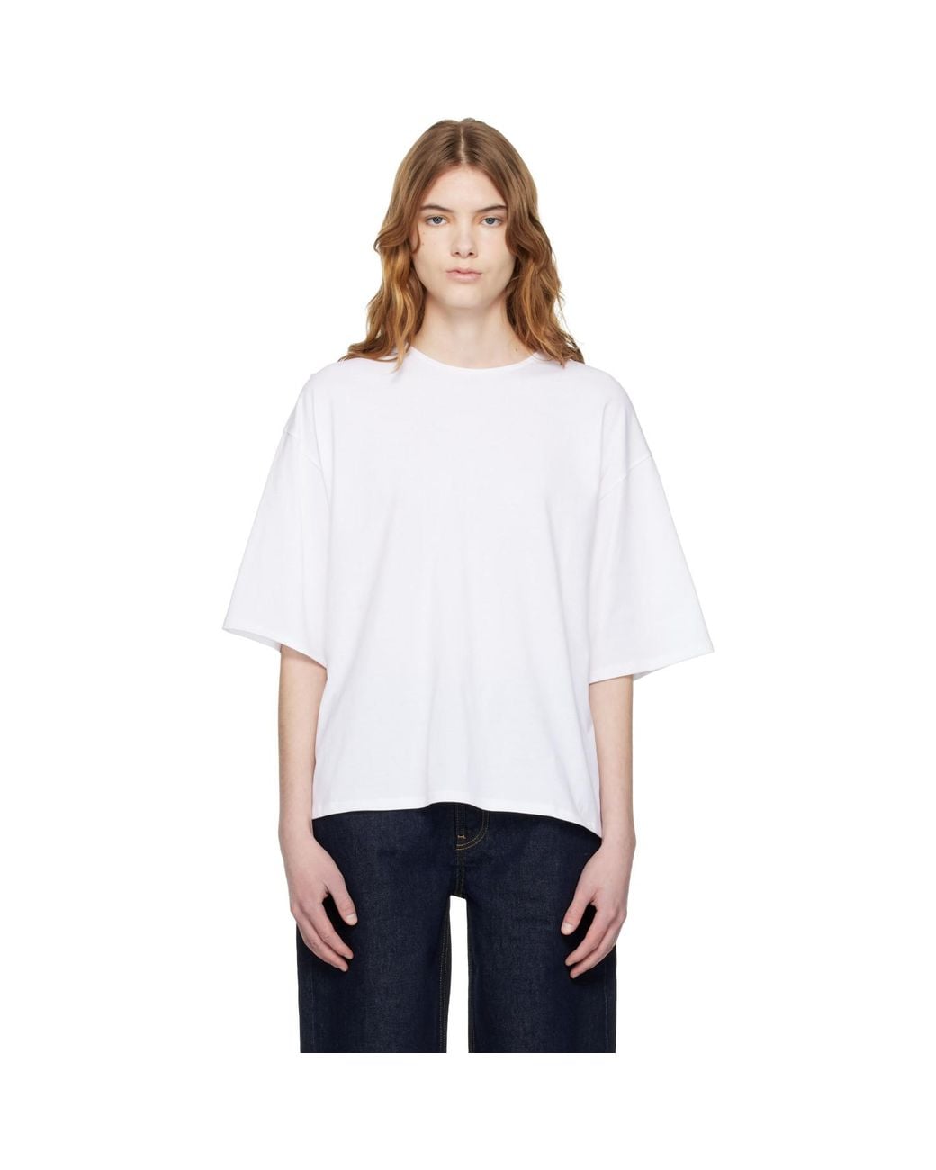 Loulou de Saison White Osis Oversized T-Shirt