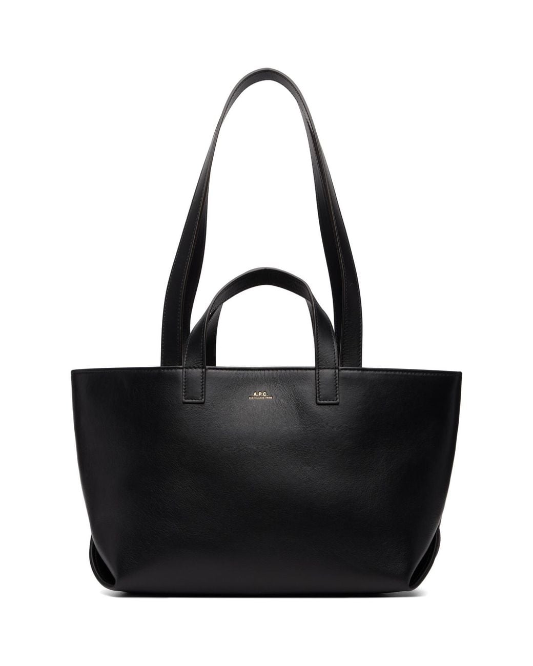 A.P.C. Black Drummer Small Tote
