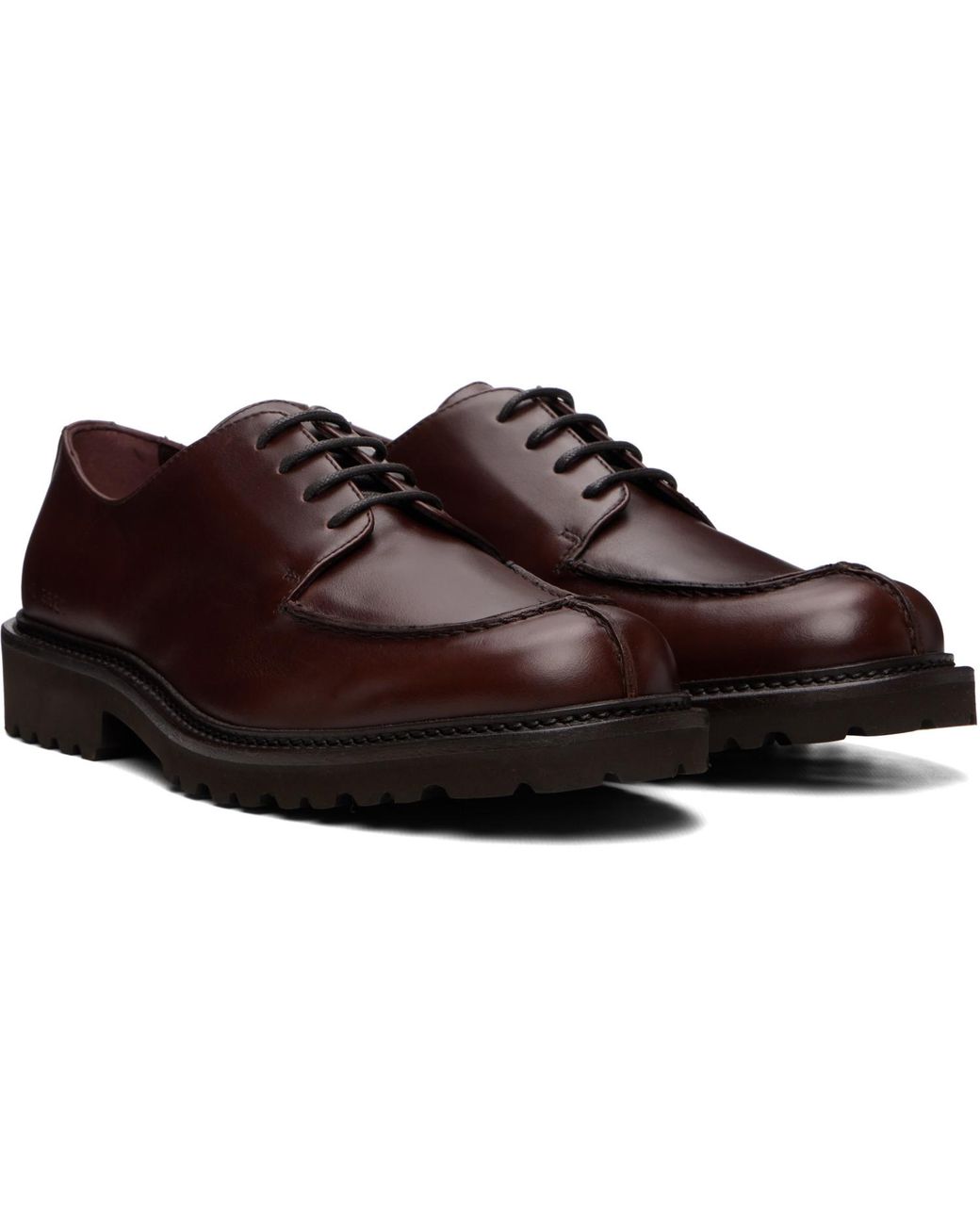 Common Projects Brown Apron Derbys for men