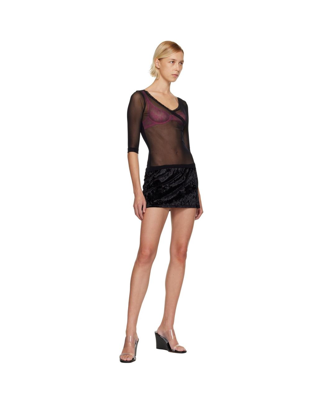 Fruity Booty Black Moss Wrap T-Shirt