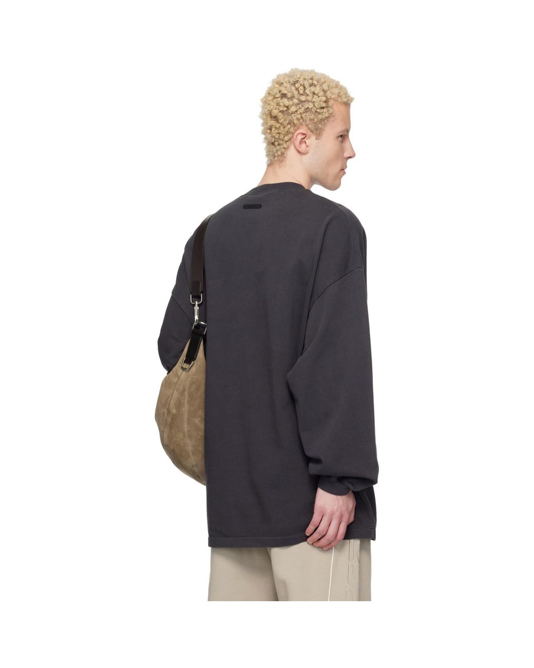 Fear Of God Black Campus 90S Long Sleeve T-Shirt for men