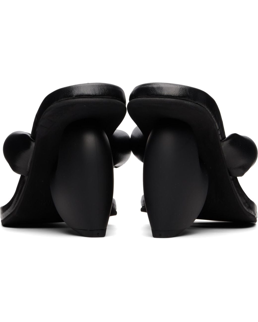 Yume Yume Black Love Mule Heeled Sandals