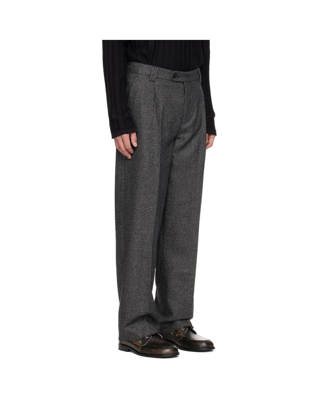 mfpen Gray Service Trousers for men