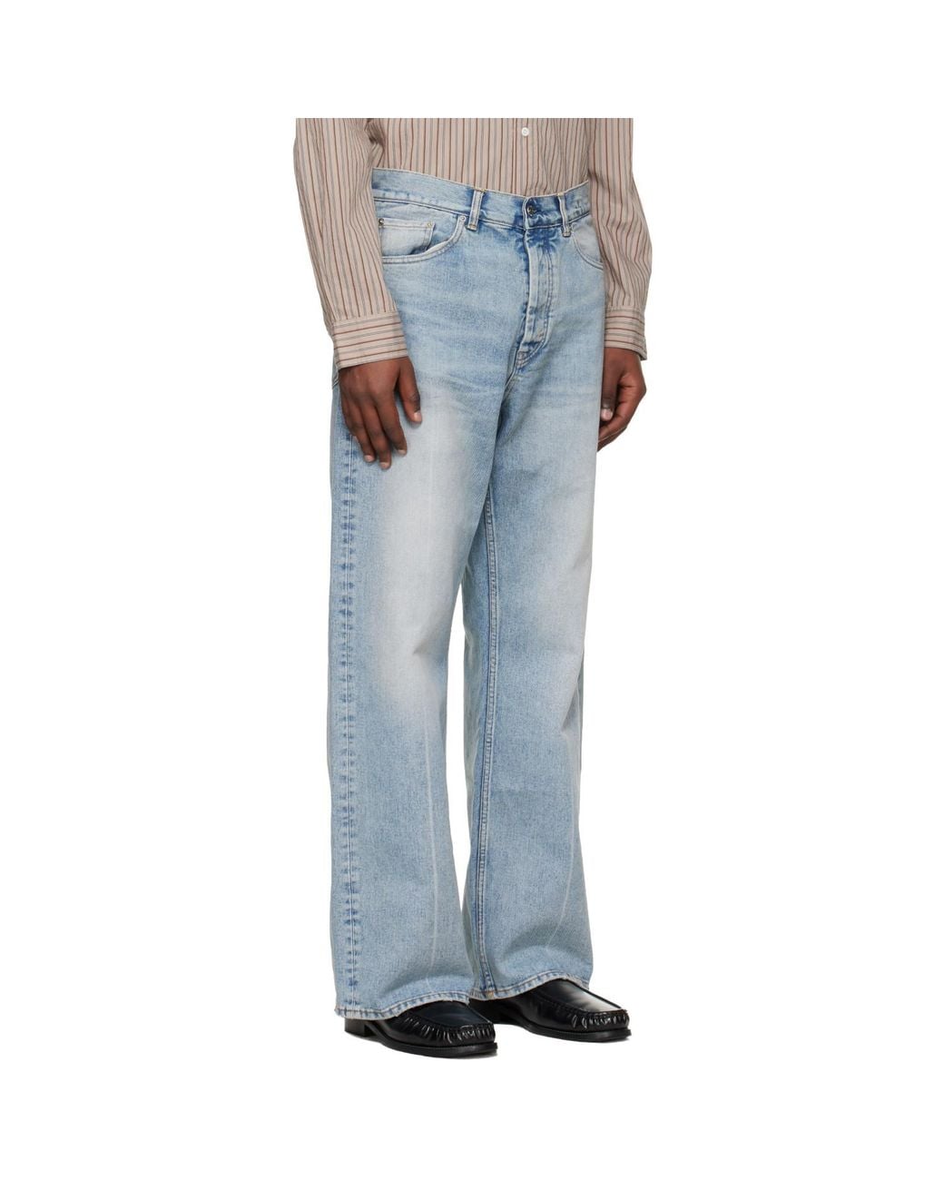 Hope Blue Loose-Fit Jeans for men