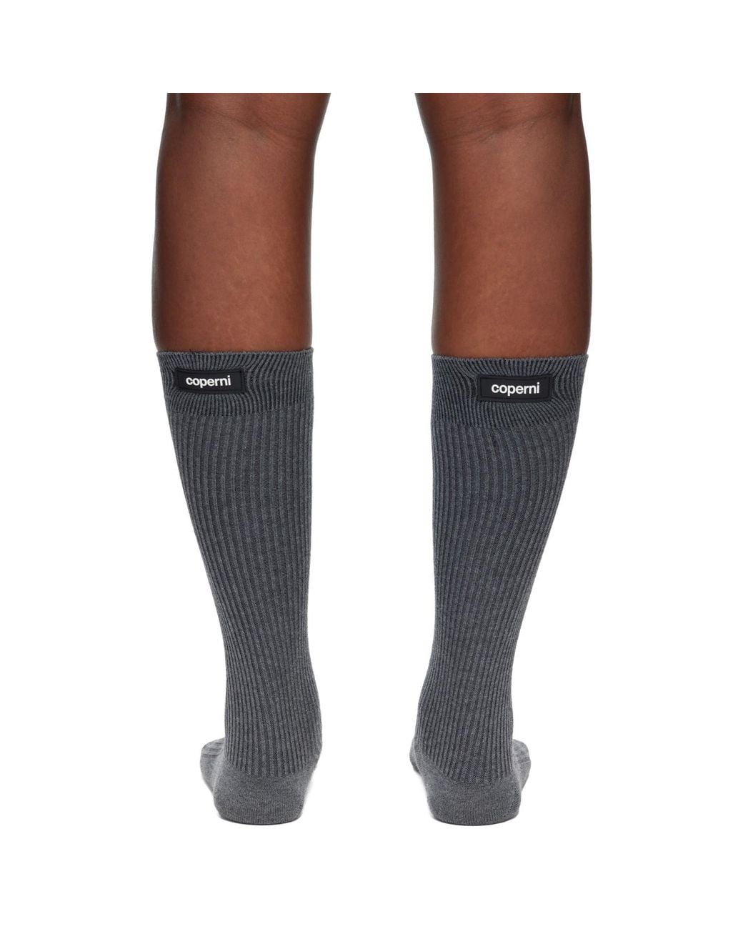 Coperni Blue Knit Socks