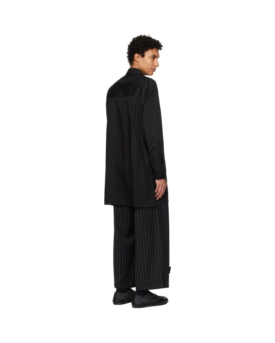 Y-3 Black Ut Long Sleeve Shirt for men