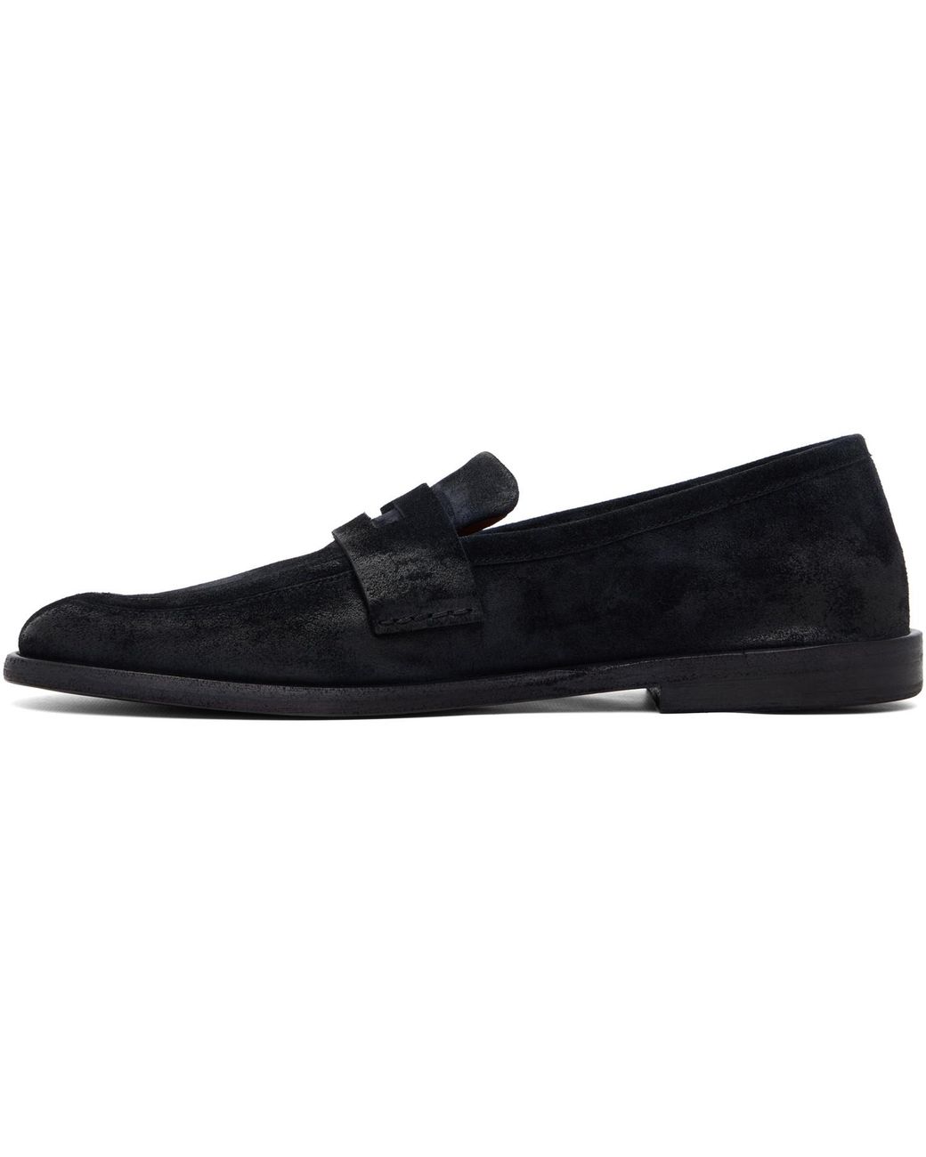 Marsèll Blue Stesa Reversed Leather Loafers for men