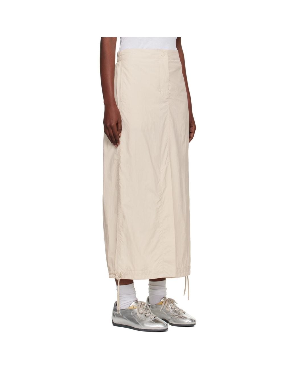 Holzweiler Natural Lt Track Maxi Skirt