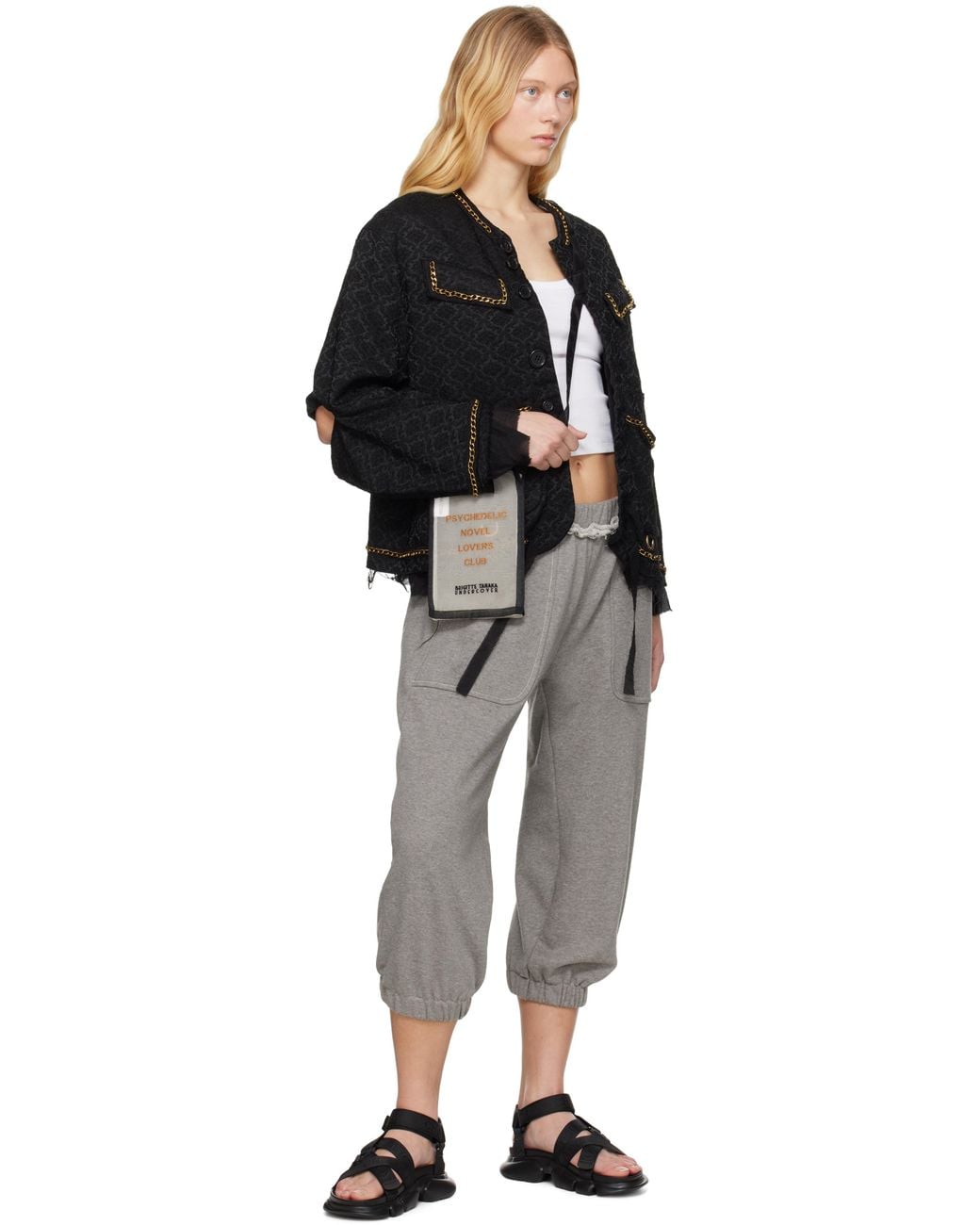 Undercover Black Platform Sandals