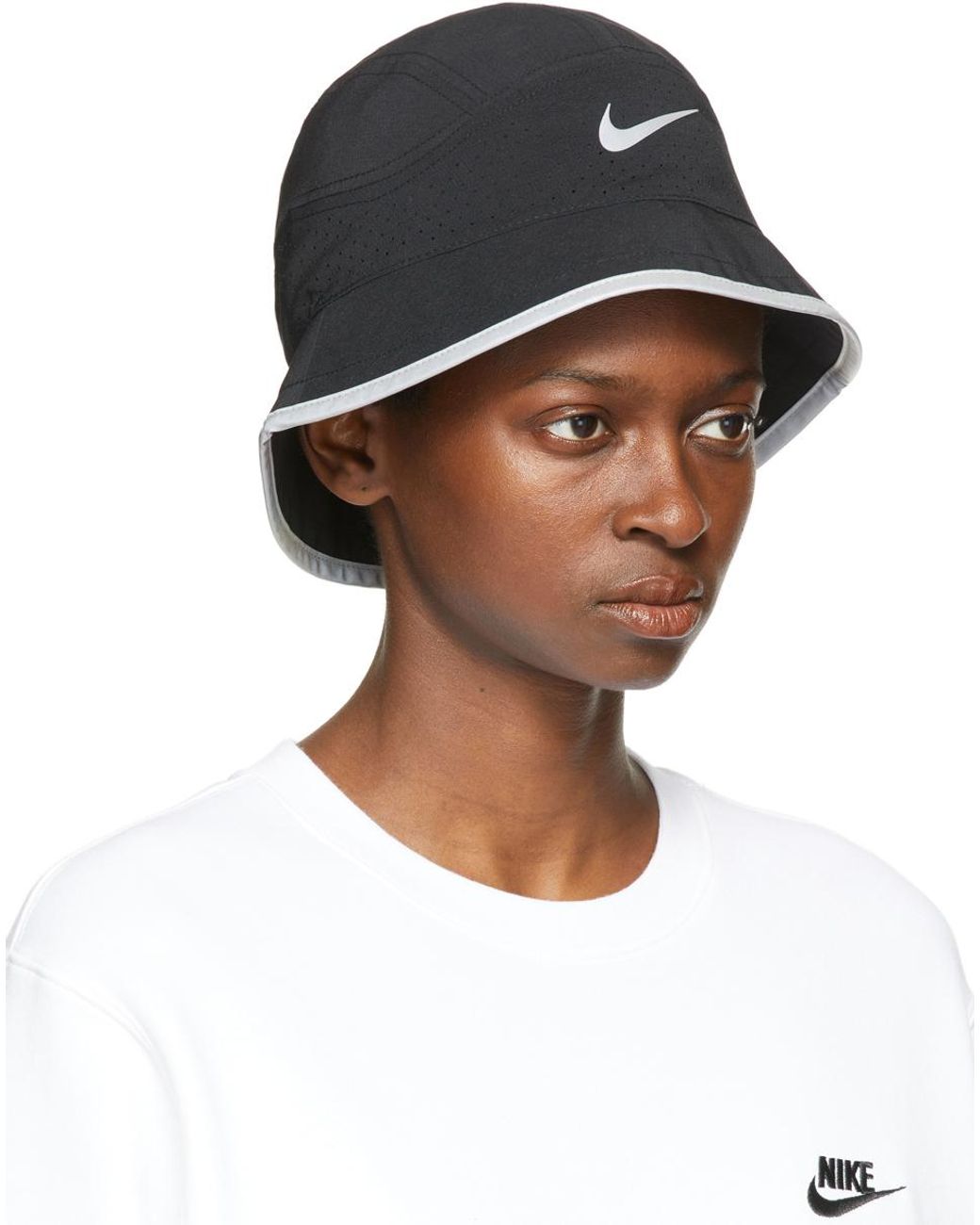 Nike Perforated Running Bucket Hat | Lyst