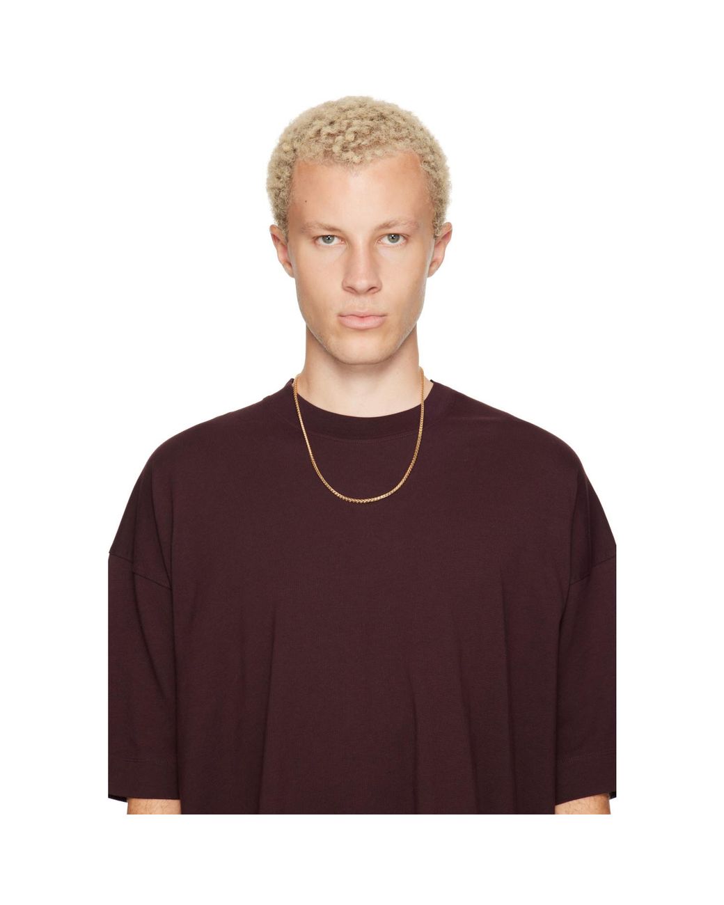 Emanuele Bicocchi Metallic Box Chain Necklace for men