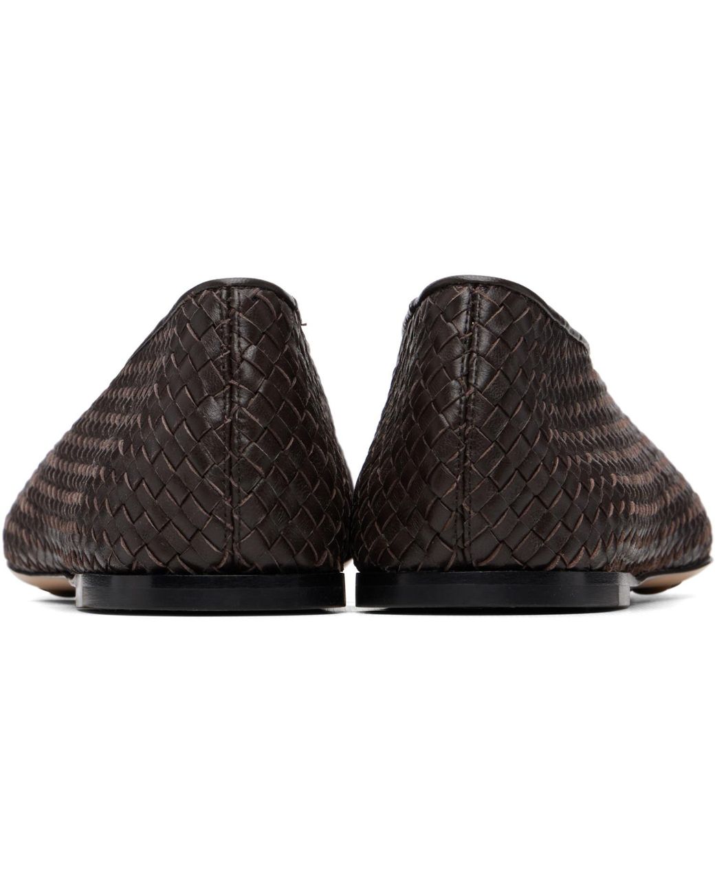 Bottega Veneta Brown Rosa Ballerina Flats