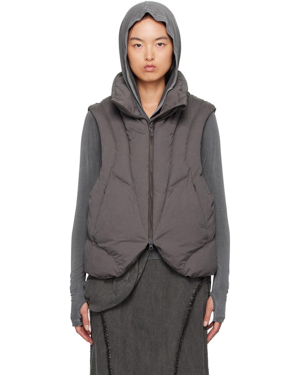HYEIN SEO PADDED VEST ダウンベスト　アイボリー HYEIN SEO PADDED VEST ダウンベスト アイボリー ジャケット