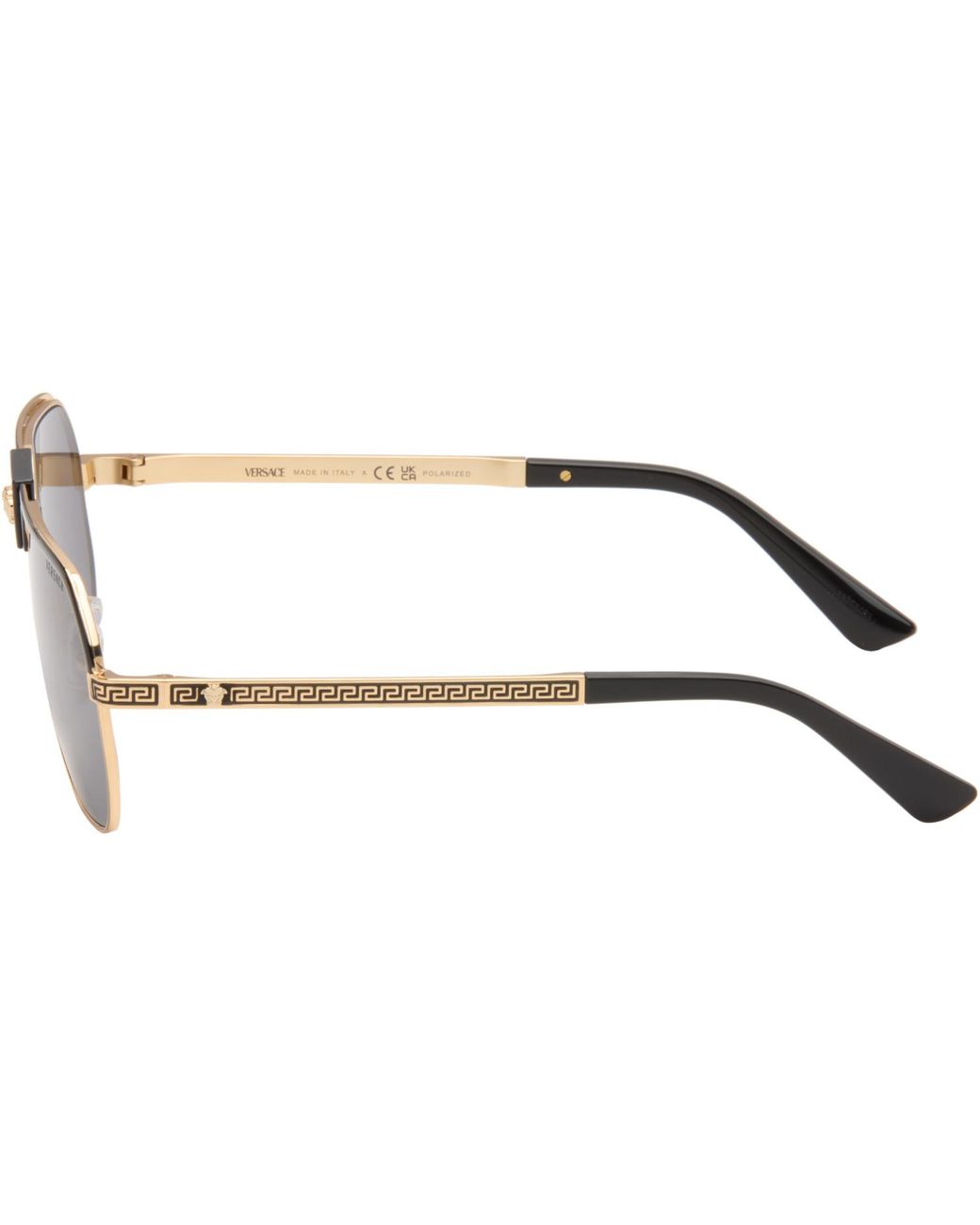 Versace Gray Medusa Navigator Sunglasses for men