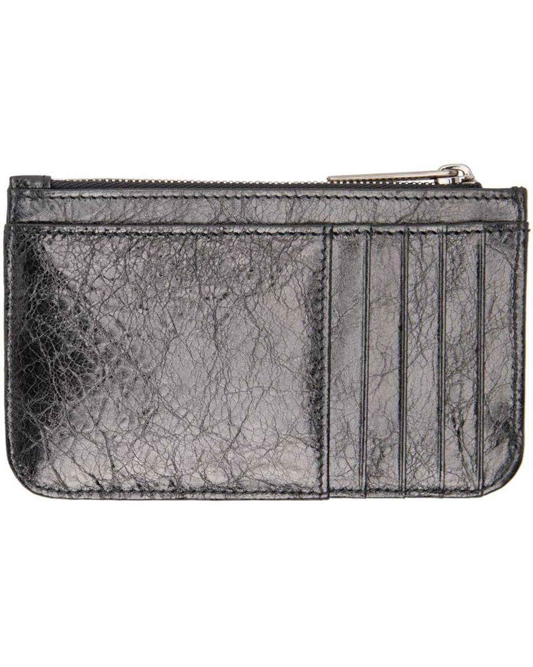 Balenciaga Black Monaco Long Card Holder