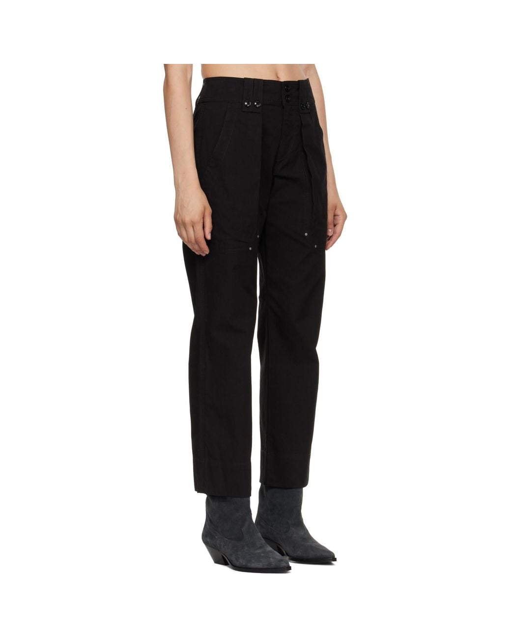 Isabel Marant Black Amandine Trousers