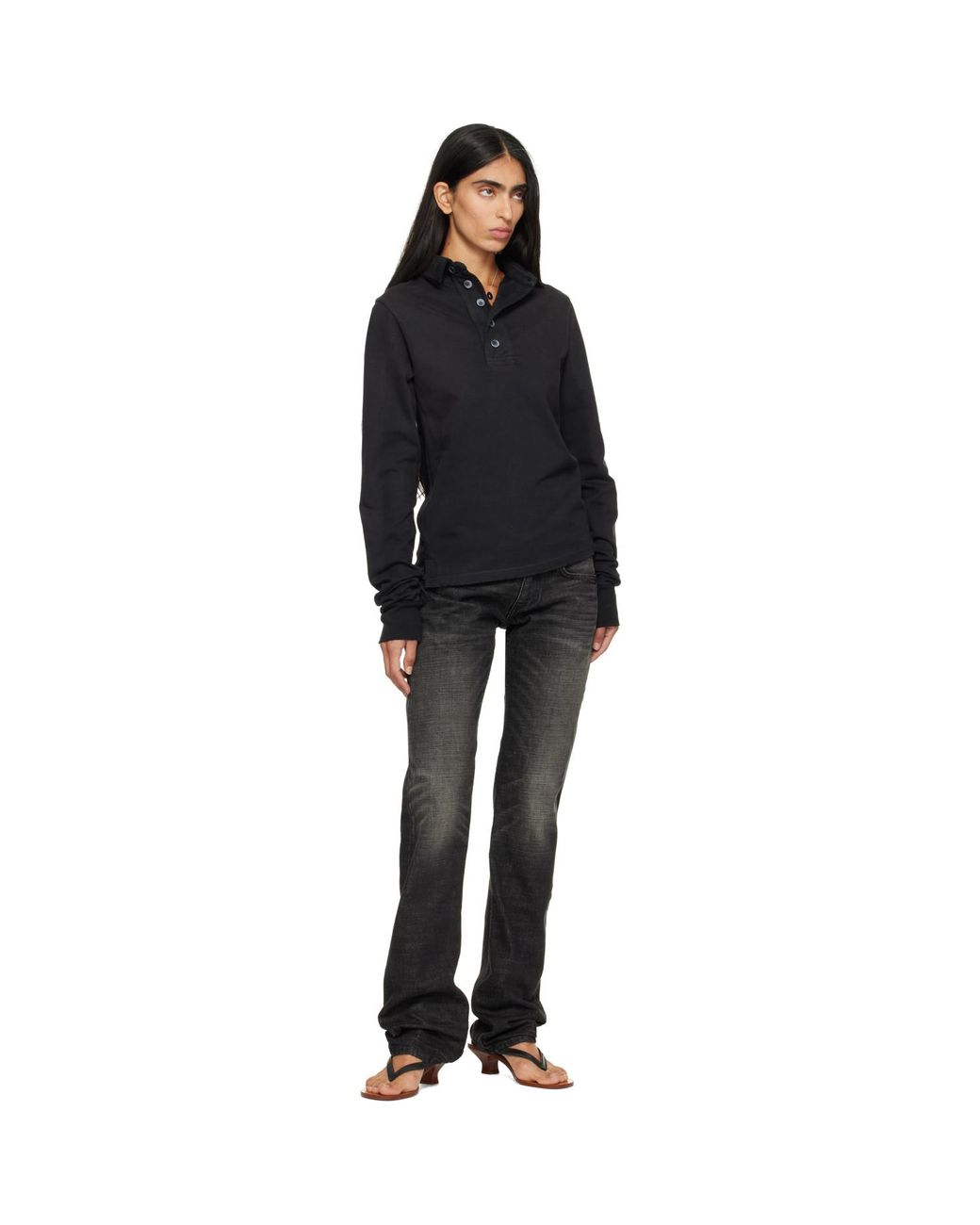 Raimundo Langlois Black Ssense Exclusive Rugby Polo