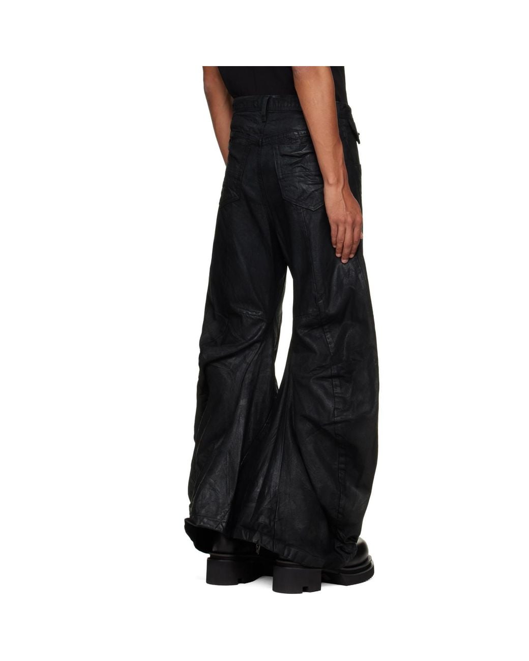 Julius Black Bending Tuba Jeans for men