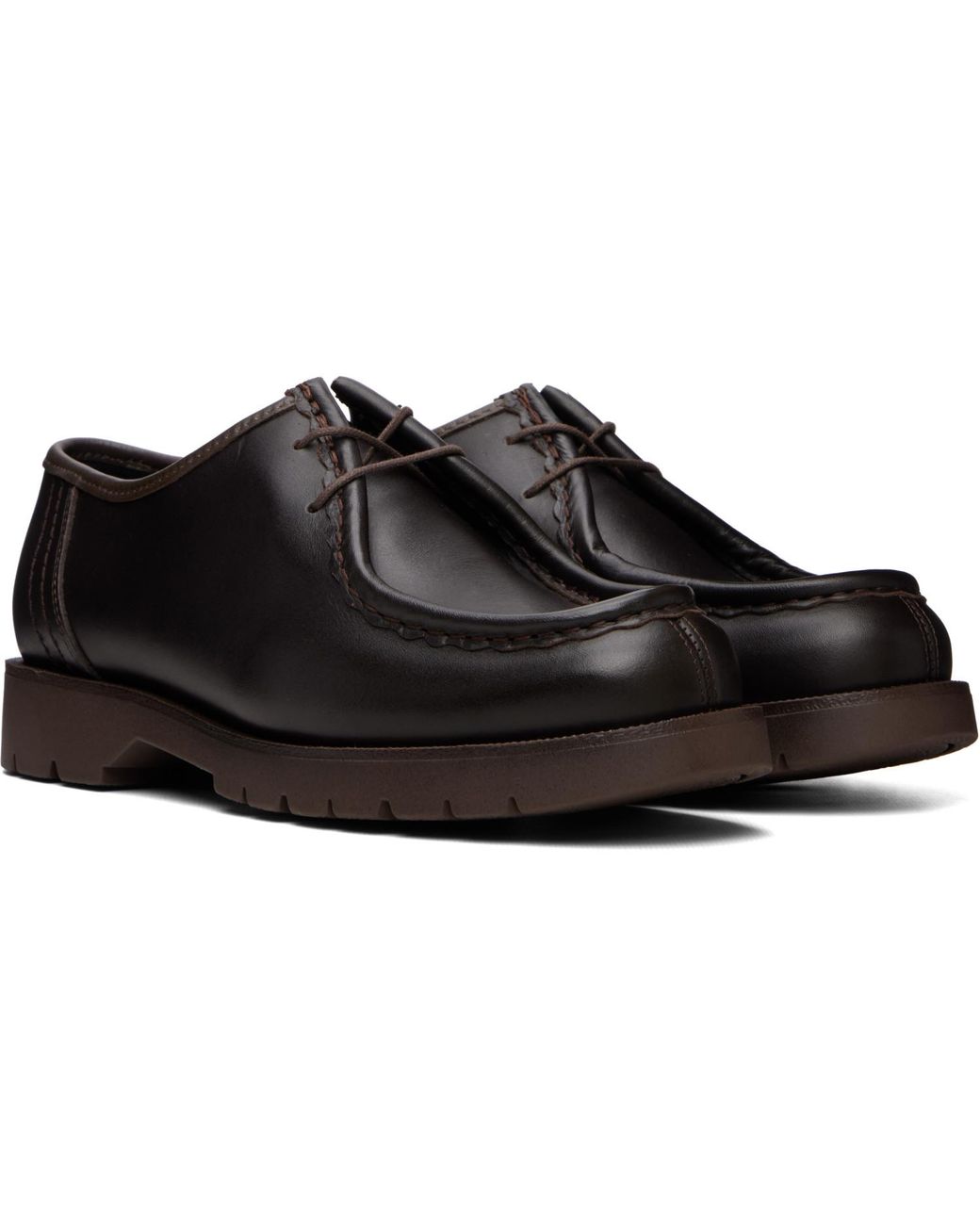 Kleman Black Padror Derbys for men