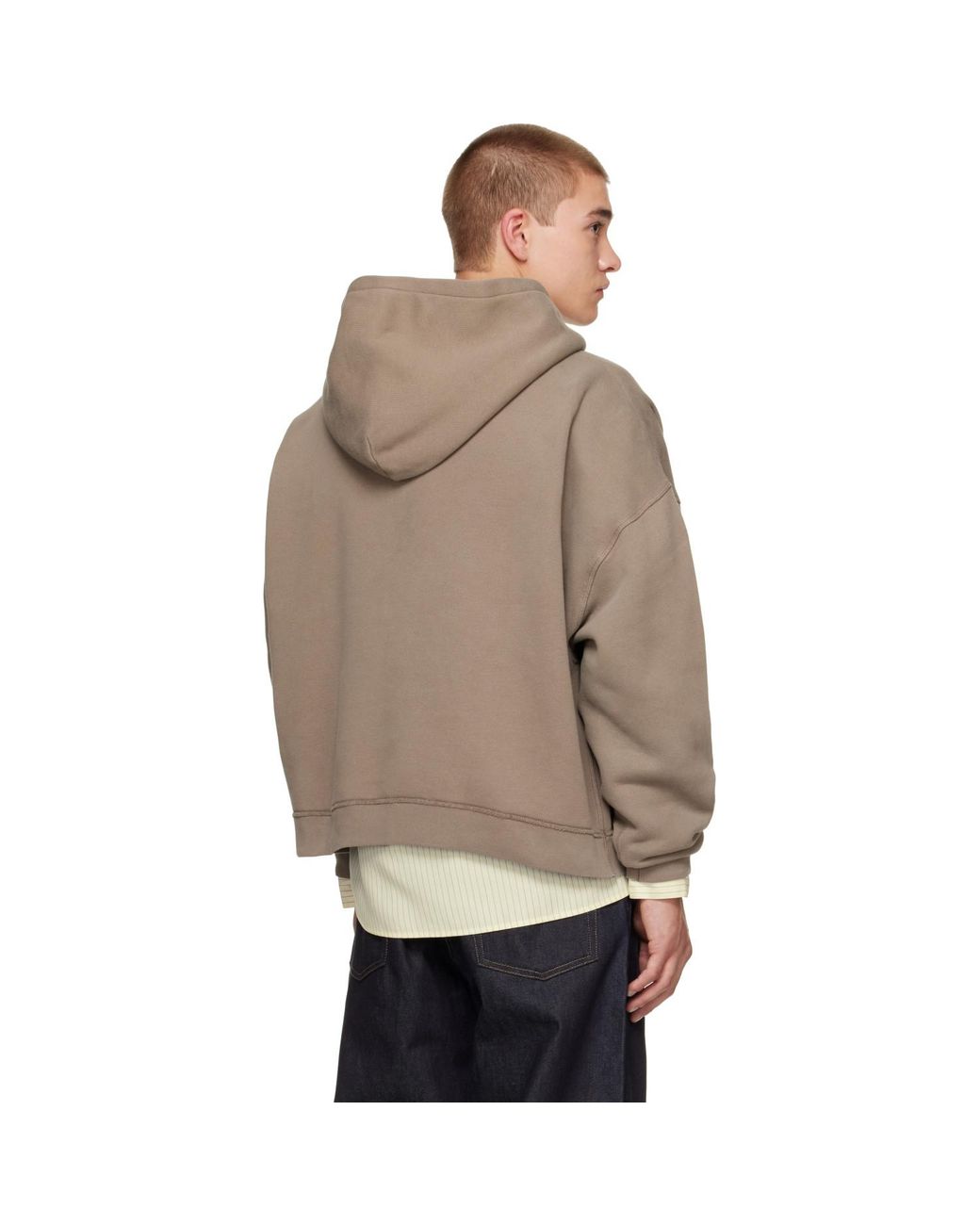 sunflower Gray Taupe Sweat Hoodie for men