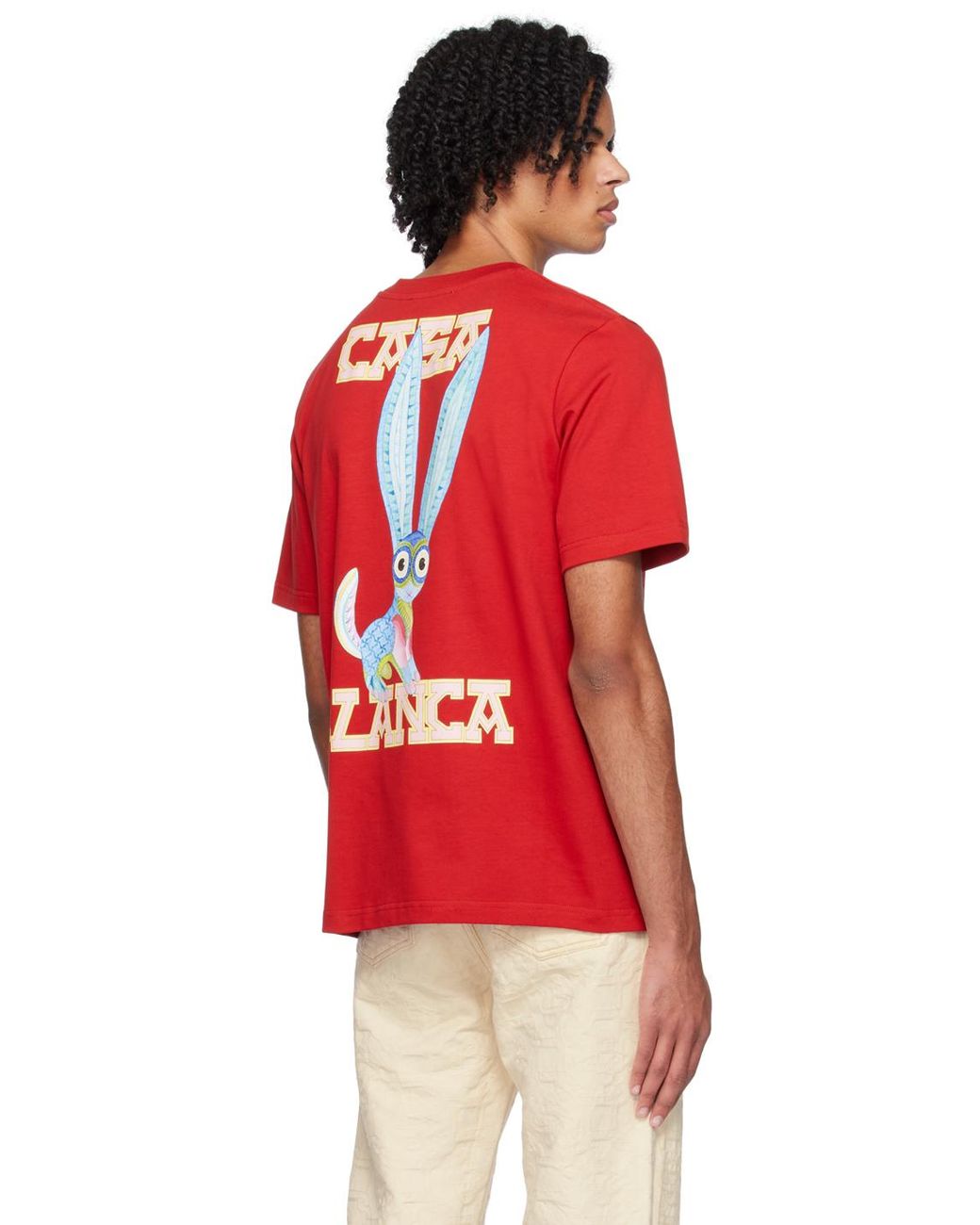 CASABLANCA Red T-shirt for Men | Lyst