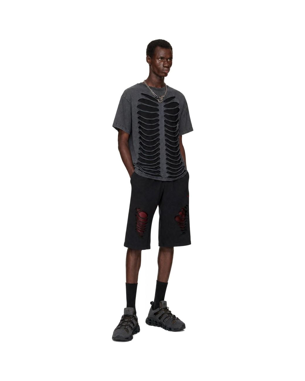 AVAVAV Black Adidas Originals Edition Megaride Sneakers for men