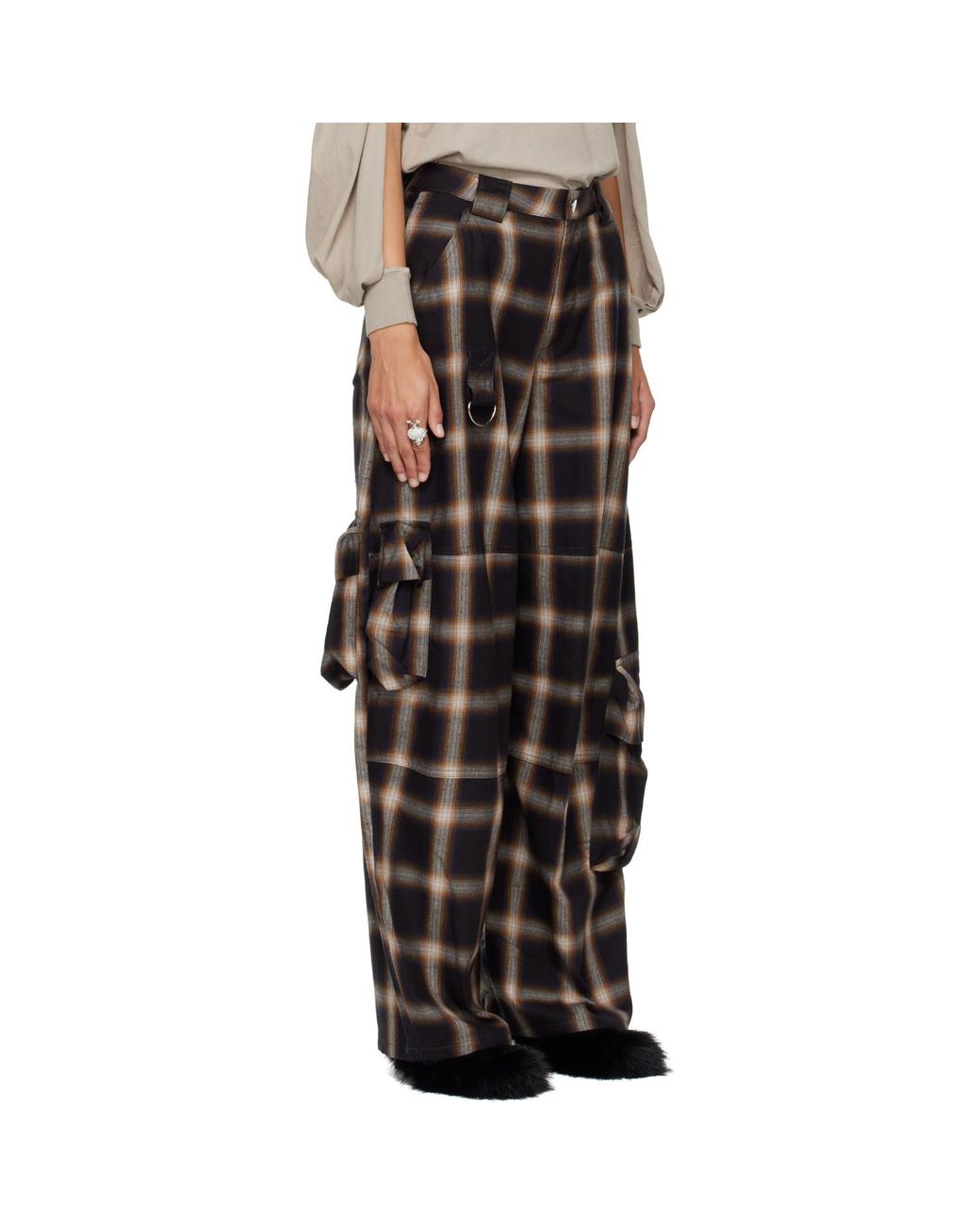 Collina Strada Black Lawn Cargo Pants