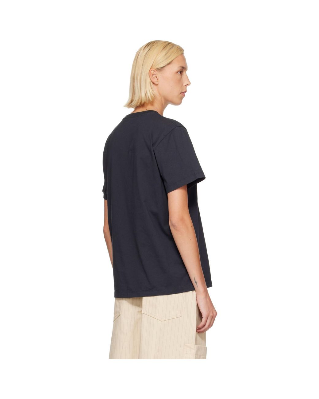 Ganni Blue Strawberry T-Shirt