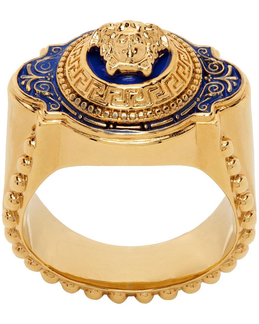 Gianni Versace Gold Ring - 11 For Sale on 1stDibs | versace gold ring 18k  price, versace 18k gold ring, 18k gold versace ring