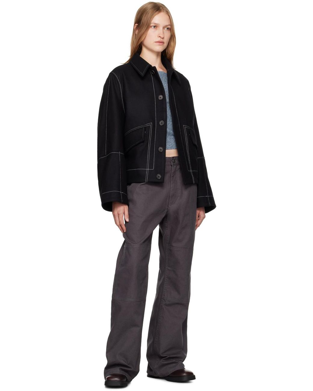 Henrik Vibskov ブラック Dusk Wool ジャケット ブラック | Lyst