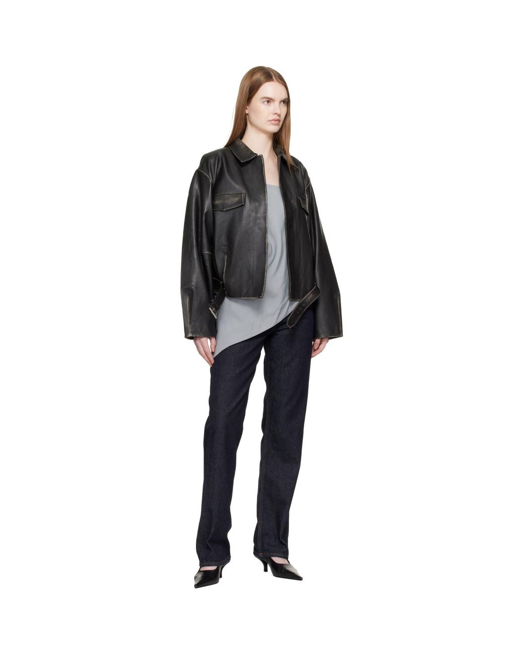 Totême Blue Low Straight Jeans