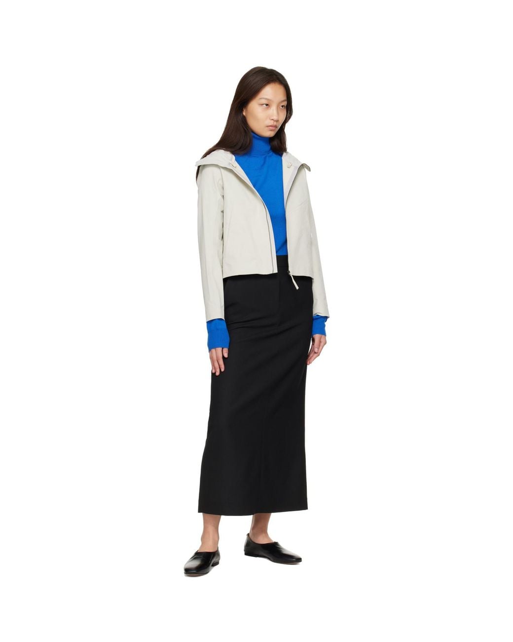 Veilance Blue Focal Hoody Jacket