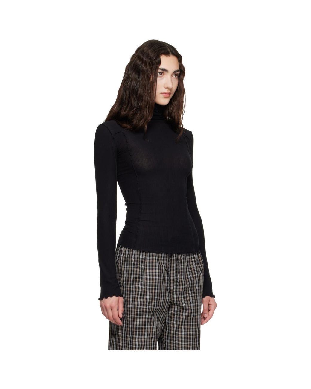 Baserange Black Omato Turtleneck