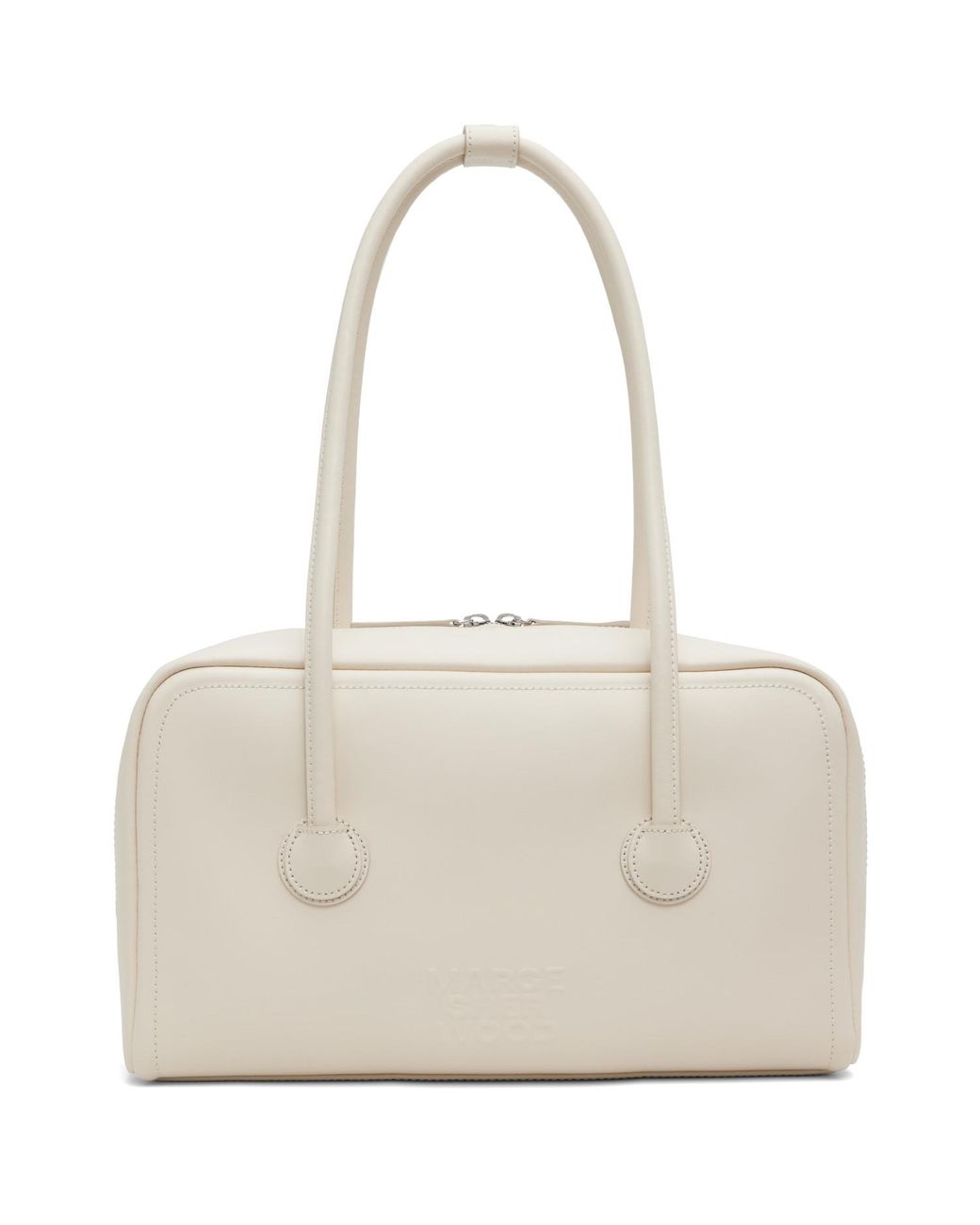MARGE SHERWOOD Natural Off- Soft Boston Bag