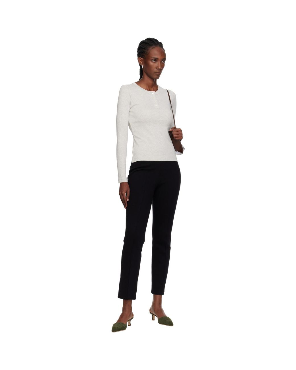 Flore Flore Black Jess Longsleeve Henley